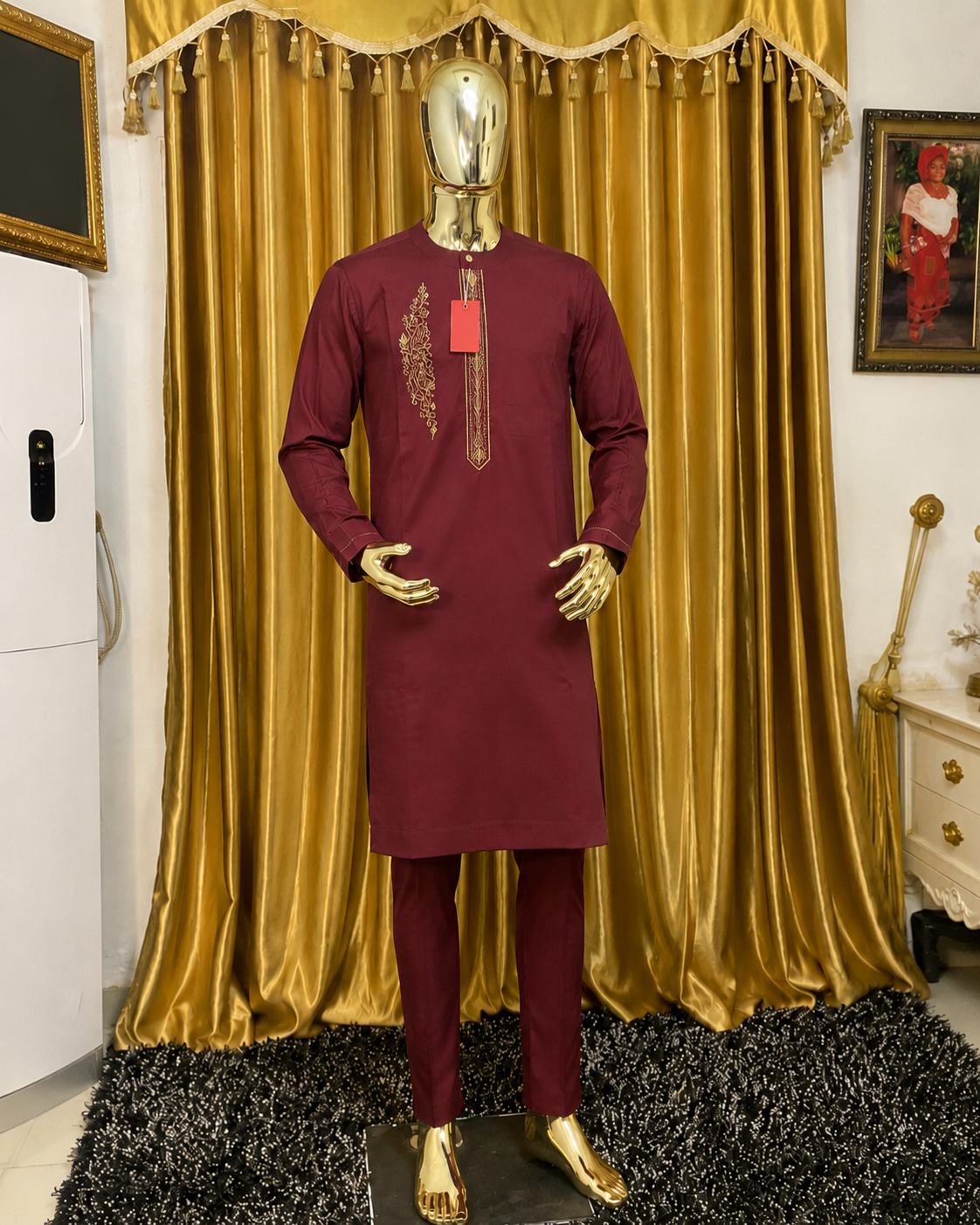 Red Fashion newest native men outfit